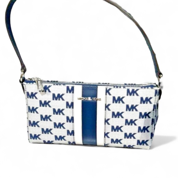 Michael Kors Blue and White Women's Bag NWT $398 msrp - Picture 1 of 6